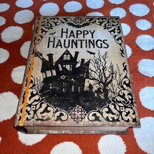 Happy Hauntings magnetic book Halloween decor decoration haunted house HomeGoods